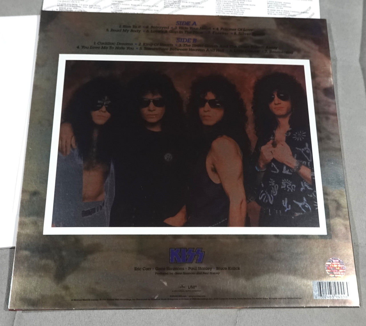 【HOT TOPIC限定】BABYL LP Vintage盤 直筆サイン KISS Bruce Kulick SIGNED Hot In The Shade 35th Anniversary Premium