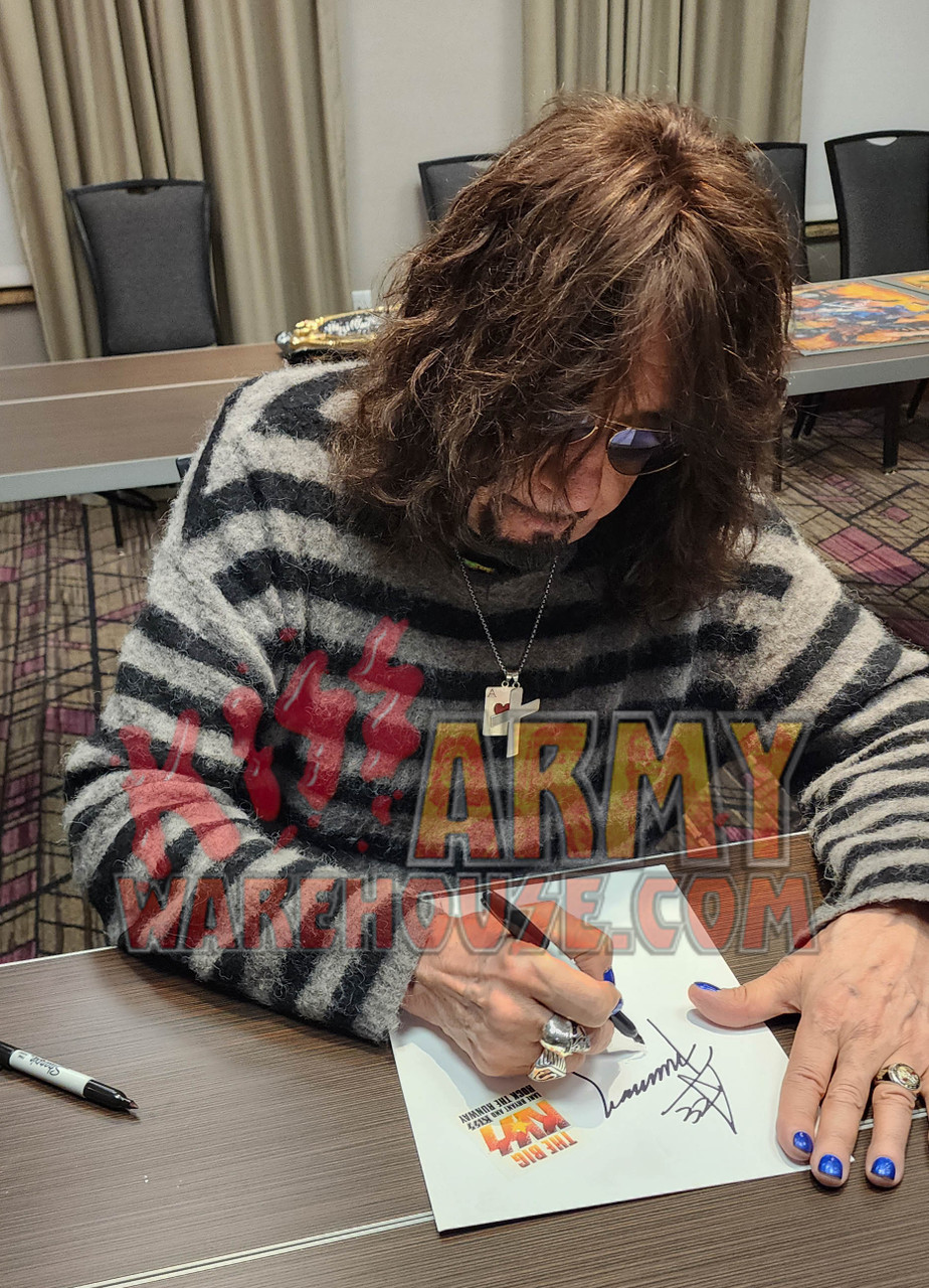 Ace Frehley and Eric Singer SIGNED The Big KISS Lane Bryant LAST