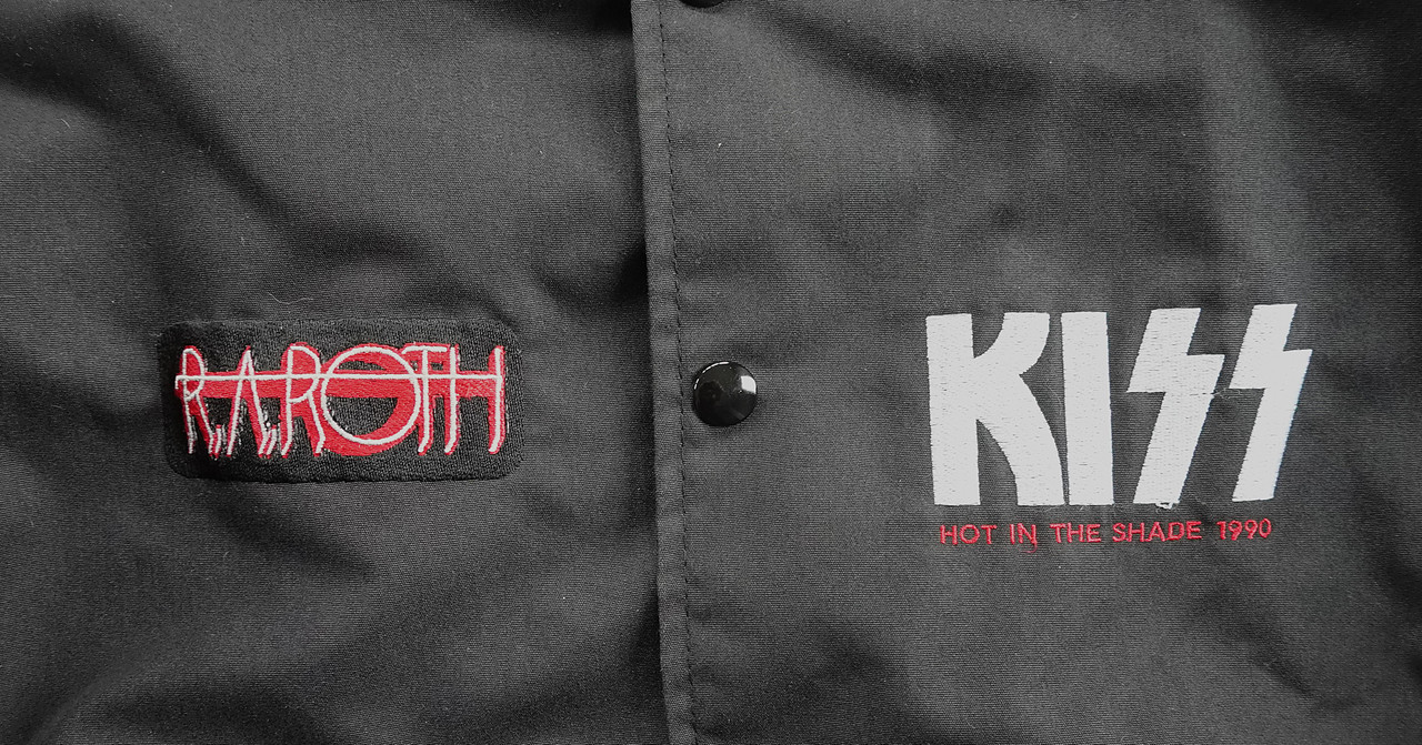 KISS Vintage Tour Road Crew Hot In The Shade Concert Jacket