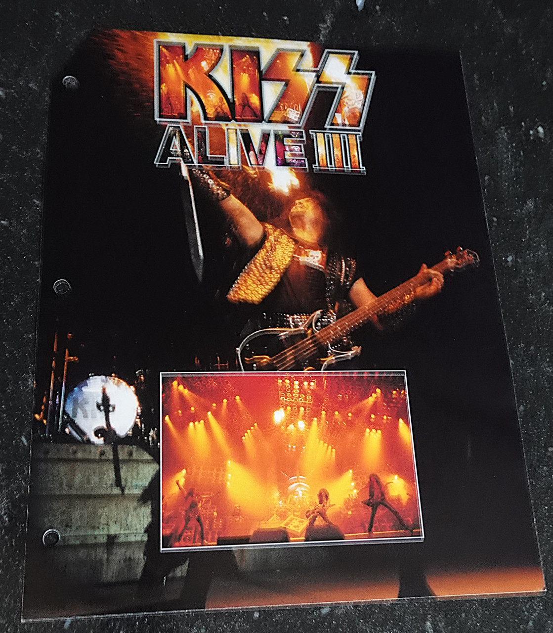 KISS Alive III Store Order Sheet
