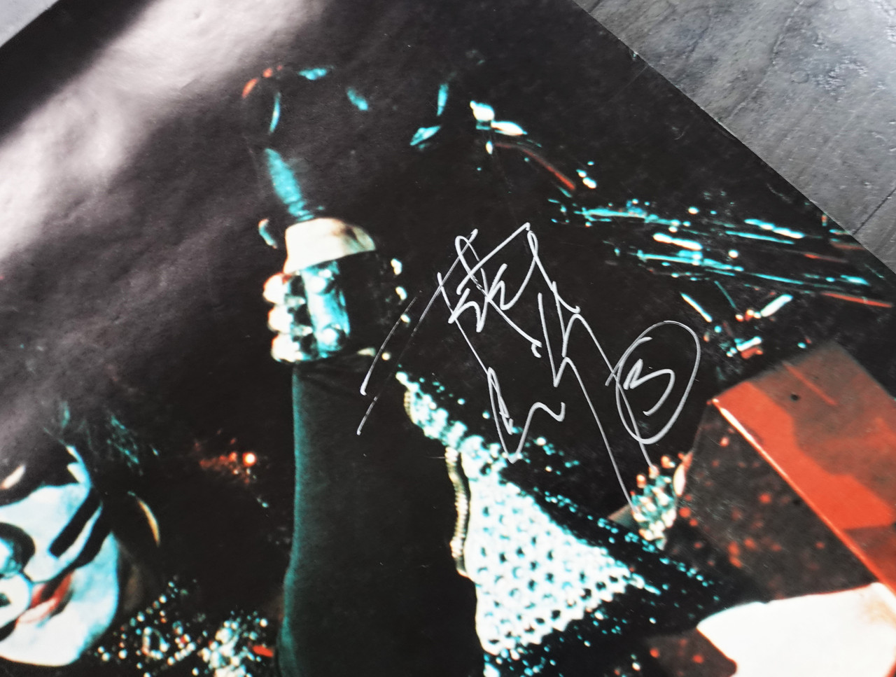KISS Peter Criss SIGNED Aucoin Pro Arts Motorcycle Poster
