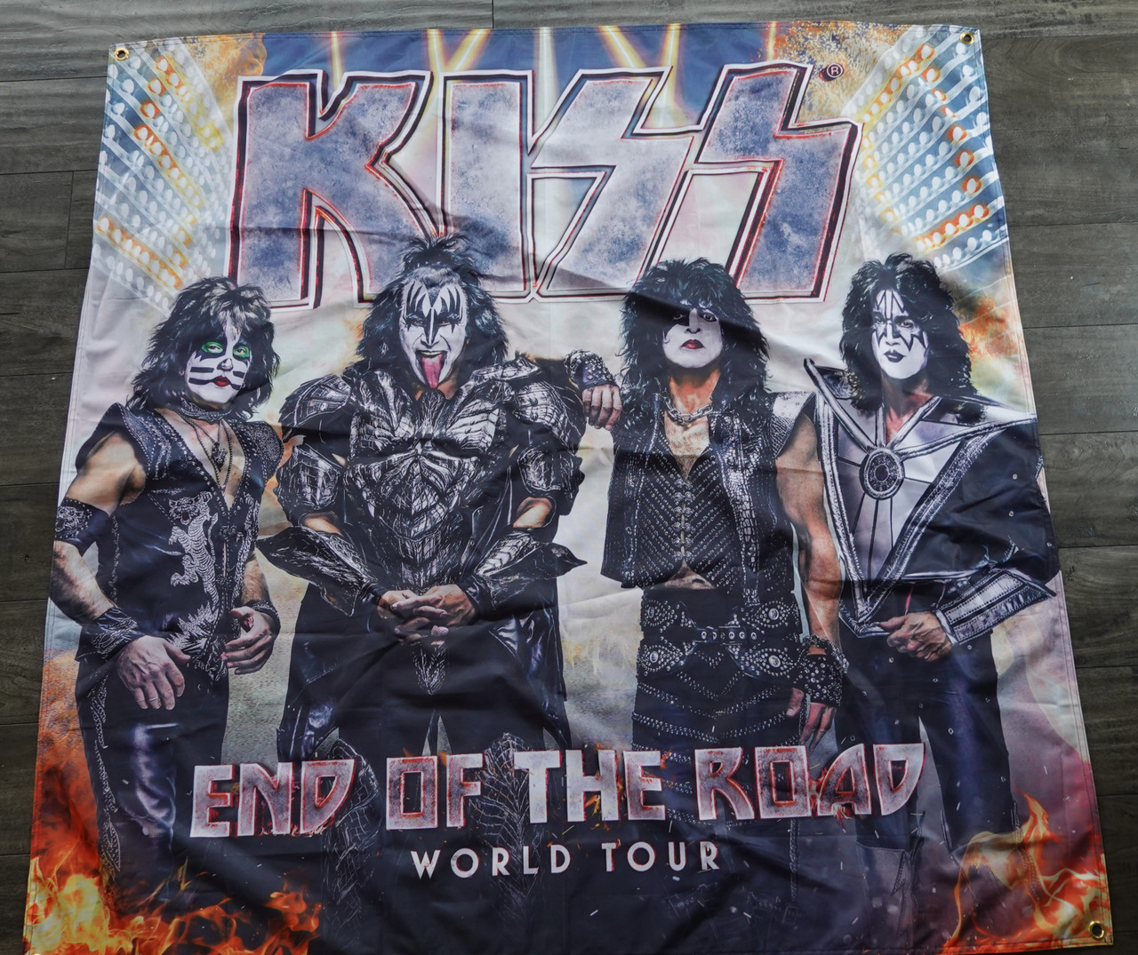 KISS End of the Road Flag Tapestry Poster