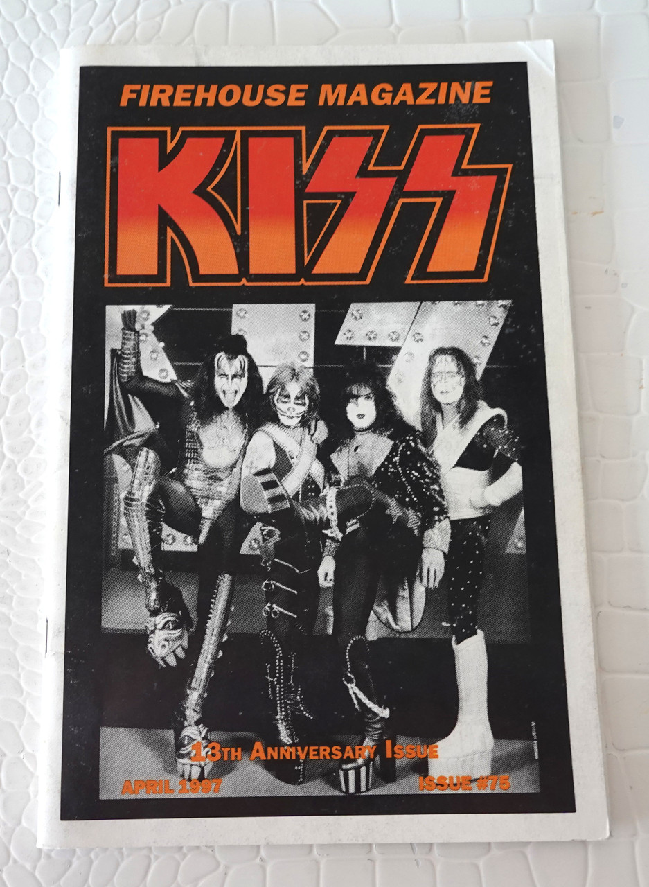 KISS Firehouse Magazine Fanzine April 1997 Issue 75 13th