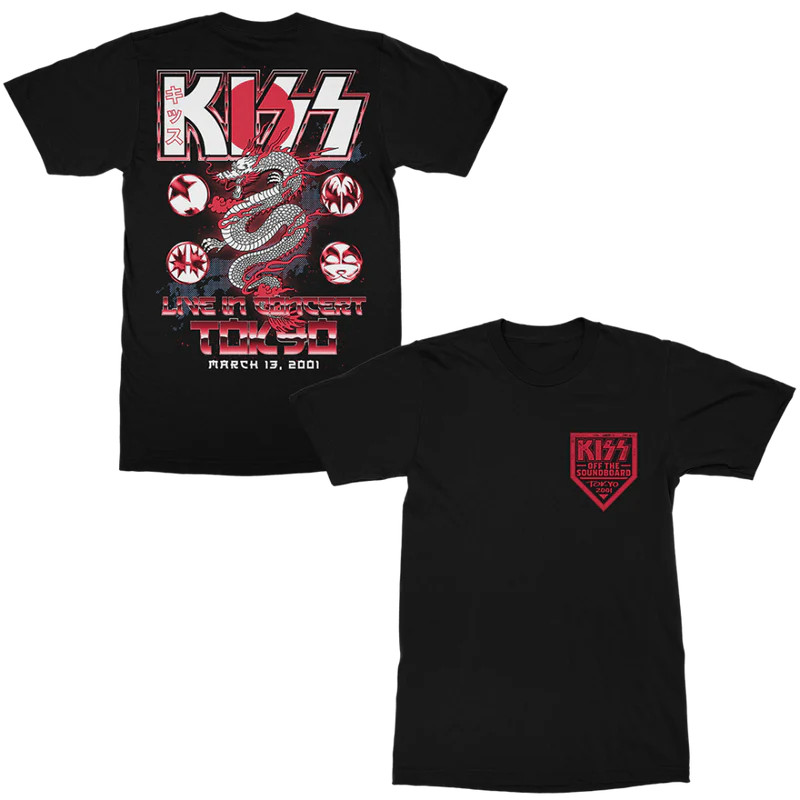 KISS Off The Soundboard T-Shirt Tokyo 2001 Tshirt