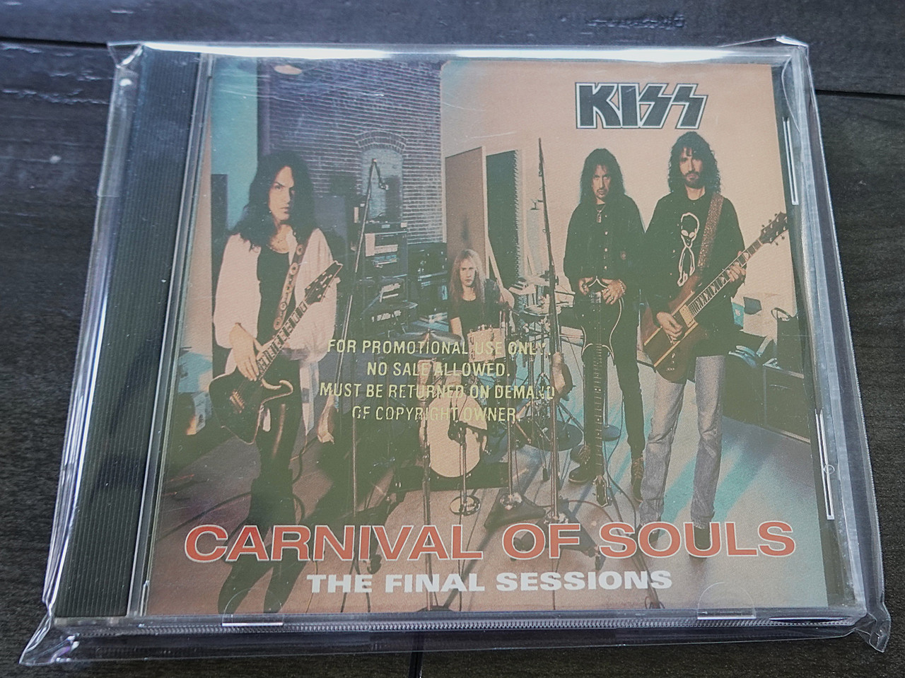 KISS Carnival of Souls Gold Stamped Promo CD