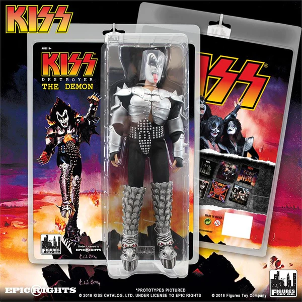 KISS Gene Simmons 12インチフィギュア KISS Gene Simmons Demon Blood Spitting Deluxe Version 12 Inch