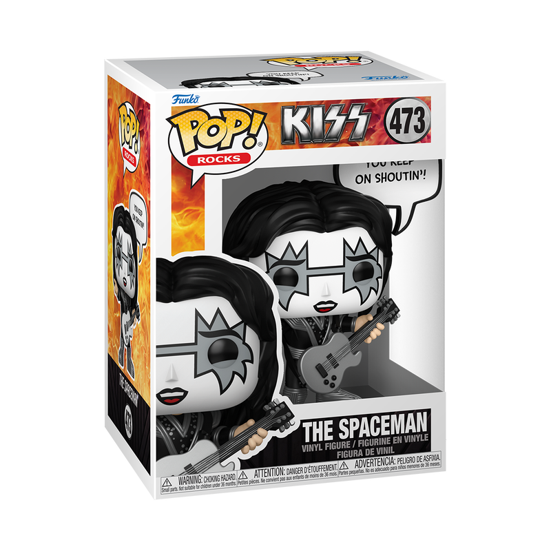 Funko Pop! Rocks: Kiss – The Spaceman – Figura In Vinile Da Collezione 9,5 Cm