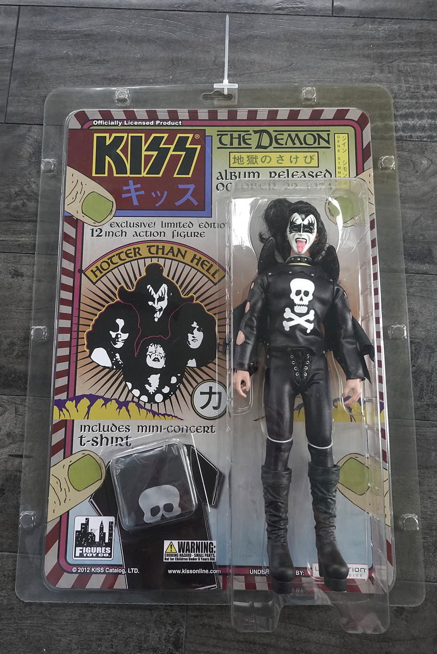 KISS Hotter Than Hell 12 Inch Action Gene Simmons Demon Figure