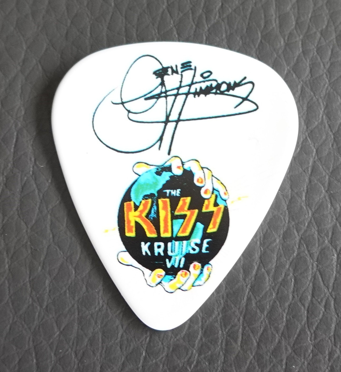 KISS Kruise VII Gene Simmons Face Guitar Pick