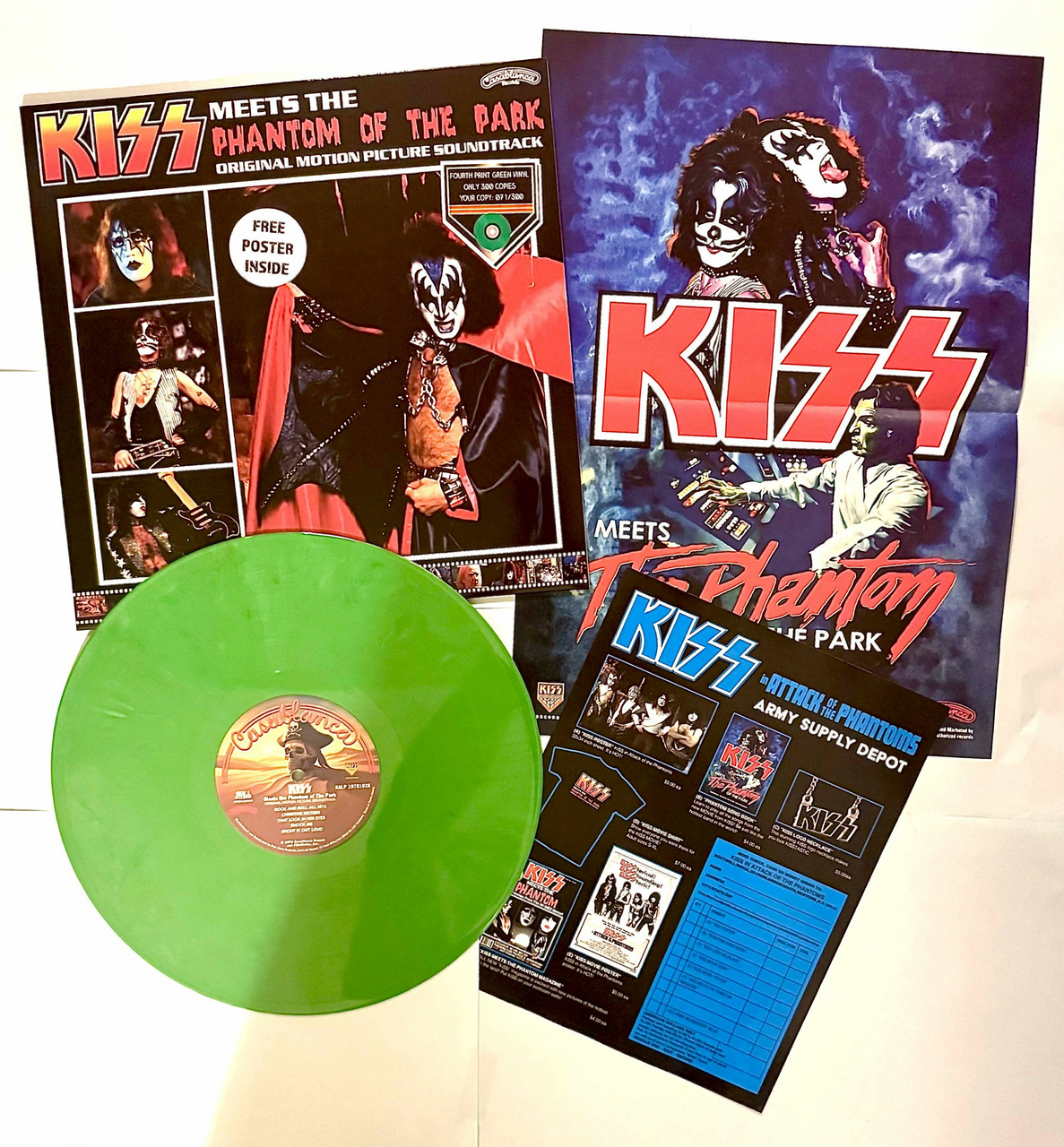 KISS Meets the Phantom of the Park Soundtrack Splatter LP