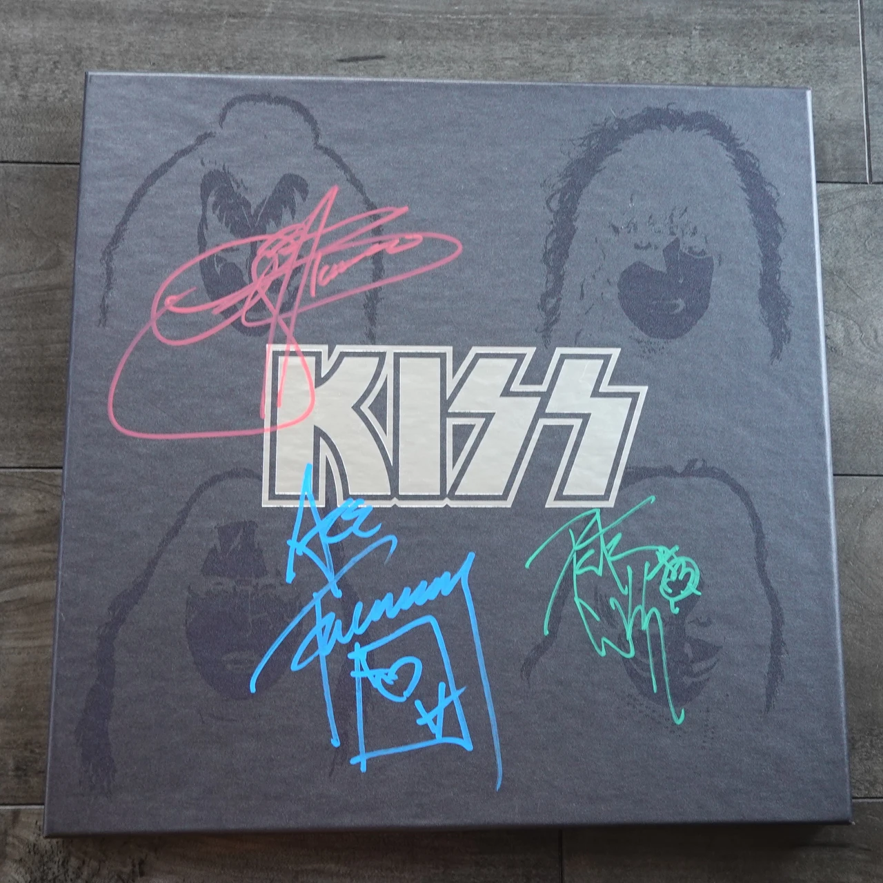 Peter Criss Ace Frehley and Gene Simmons SIGNED The Solo Albums