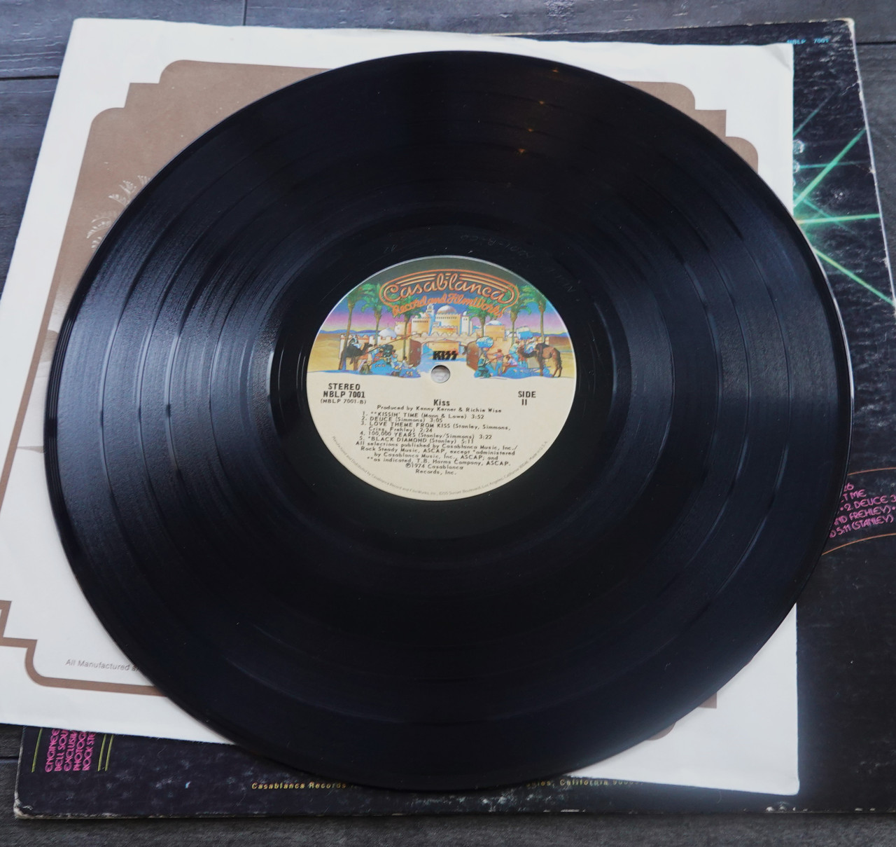 KISS First Album 1977 Pressing LP