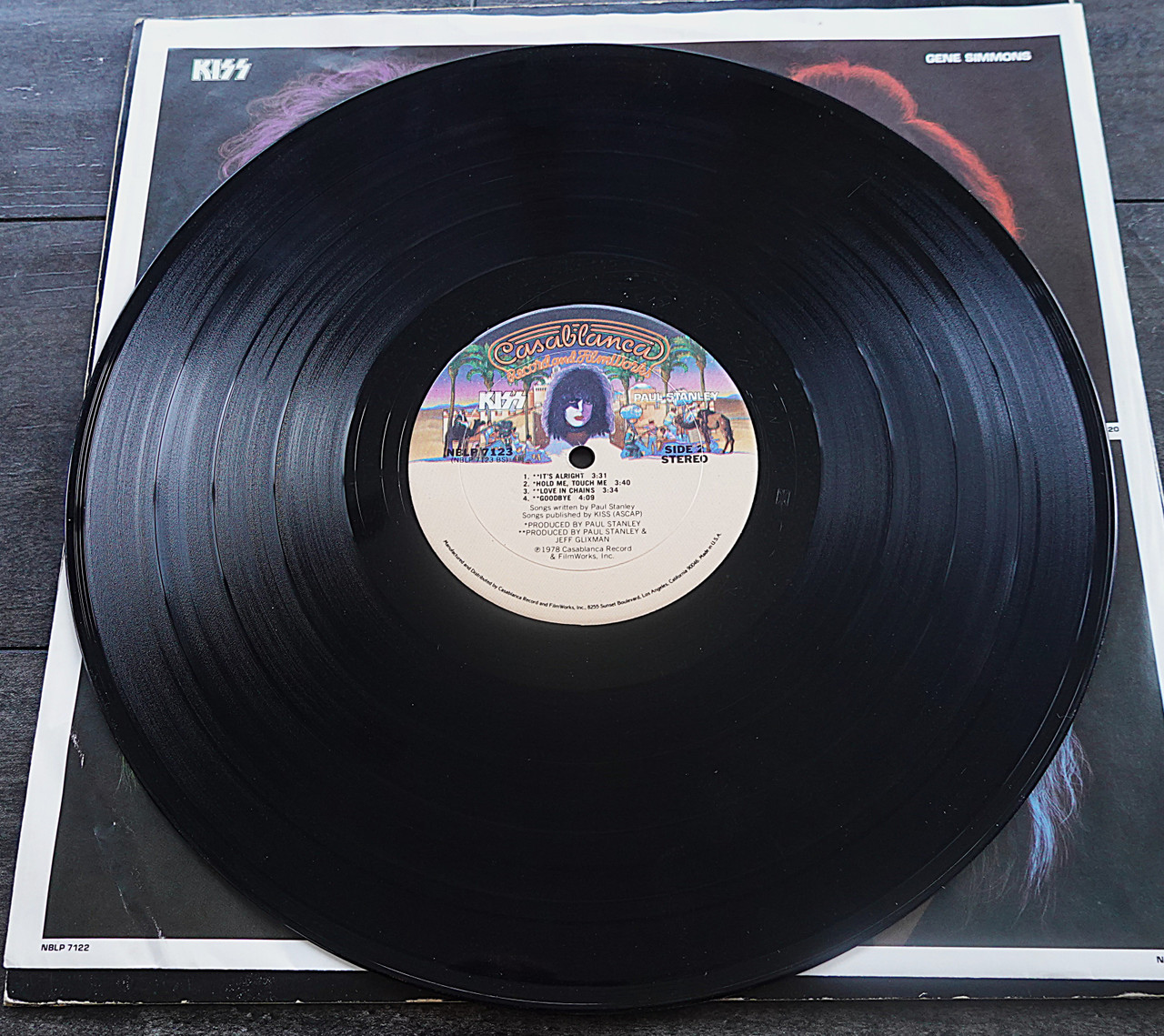 Paul Stanley KISS Solo LP NBLP-7123 Keel Pressing