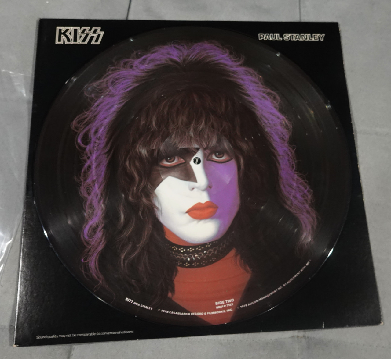 Paul Stanley SIGNED Solo Album Picture Disc LP First Release 1978