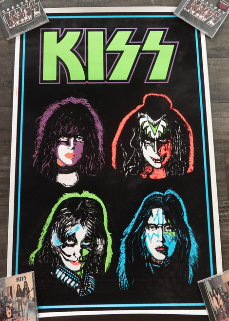 Solo Faces Blacklight Poster