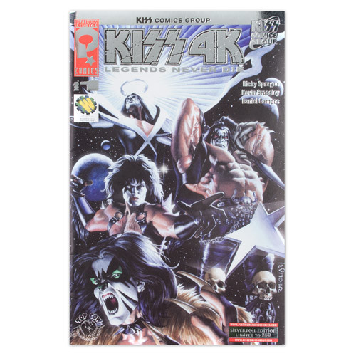 KISS 4K Silver Foil Variant Comic Book Issue 1