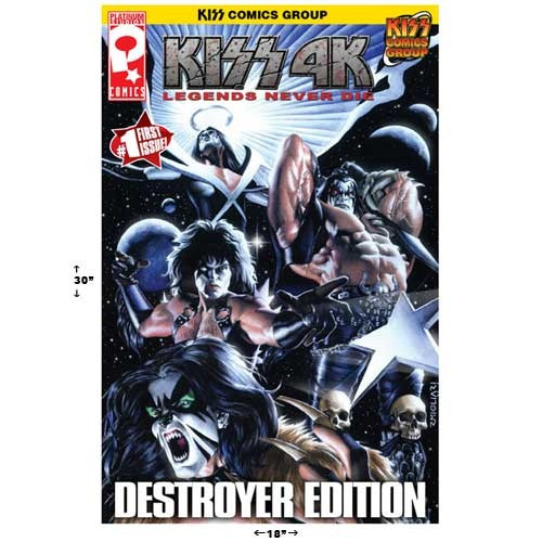 KISS 4K Issue #1 Destroyer Edition Worlds Largest Comic