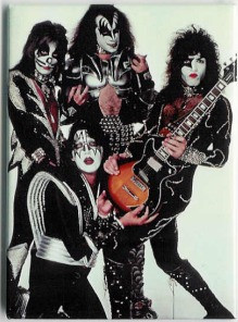 KISS Group 1976 Photo Jumbo Magnet