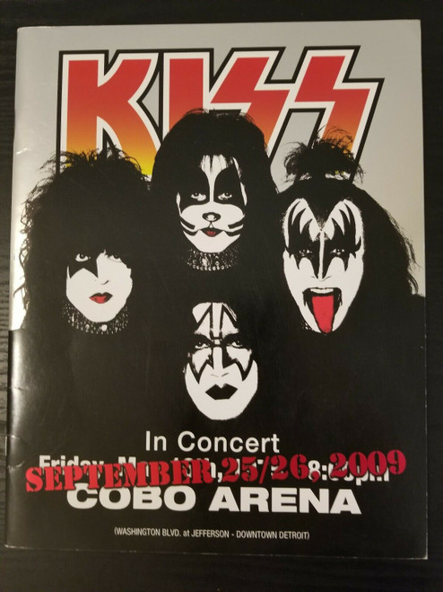 Cobo Hall Limited Sonic Boom KISS Program Tourbook
