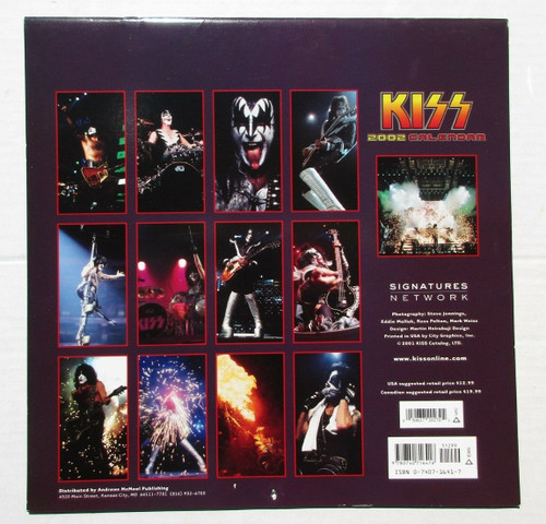 2002 KISS Calendar