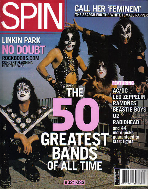 KISS Spin Magazine February 2002