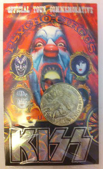Psycho Circus Touring Promo Coin Gene Simmons