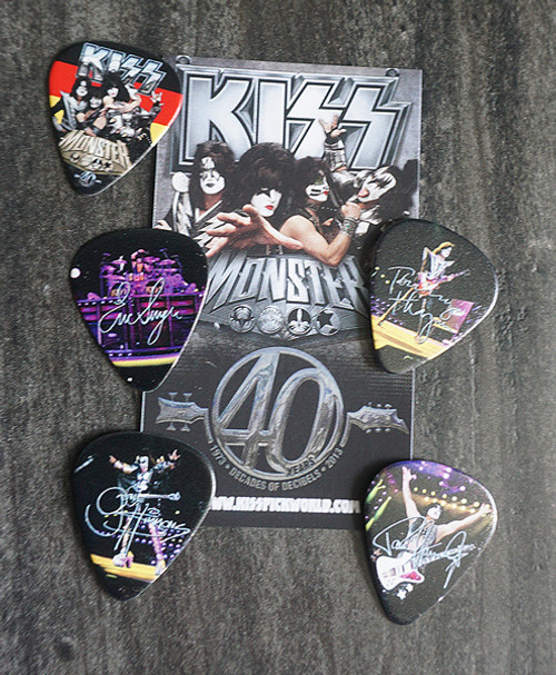 KISS 2013 Germany Commemorative Pick Set KISS 2013 Germany Commemorative Pick Set