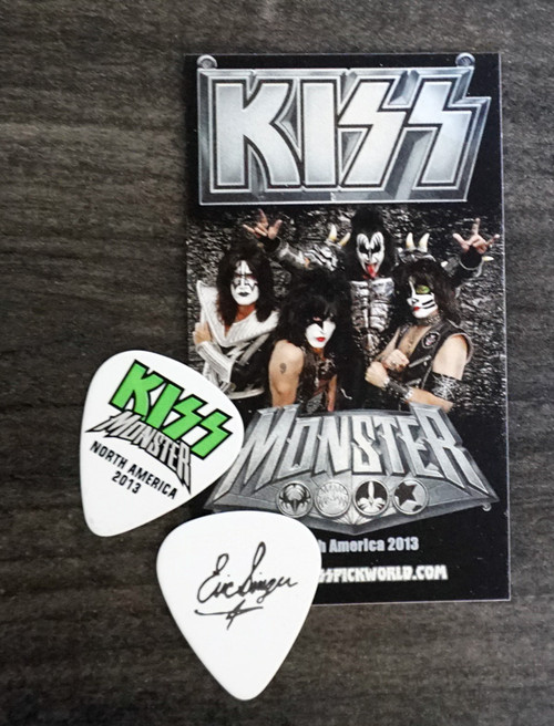 KISS Monster Common Color North America Guitar Pick 2013 Eric Singer KISS Monster Common Color North America Guitar Pick 2013 Eric Singer