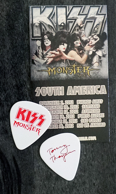KISS Monster Common Red Guitar Pick Tommy Thayer