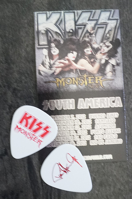 KISS Monster Common Red Guitar Pick Paul Stanley KISS Monster Common Red Guitar Pick Paul Stanley