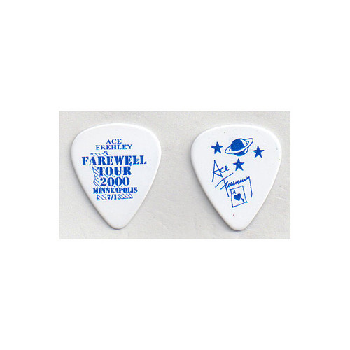 Ace Frehley KISS Minneapolis Guitar Pick 071300 Farewell Tour