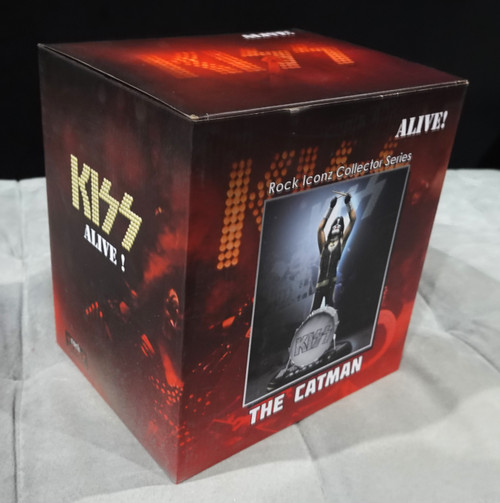 Statue KISS Catman Peter Criss 23 Cm – Rock Iconz KNUCKLEBONZ Collection