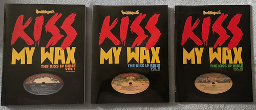 KISS MY WAX: The KISS LP Bible Complete Set Volume 1, 2 & 3 Set