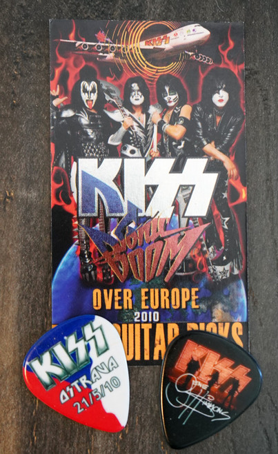 KISS Sonic Boom Europe Ostrava 052110 Photo Guitar Pick Gene Simmons KISS Sonic Boom Europe Ostrava 052110 Photo Guitar Pick Gene Simmons