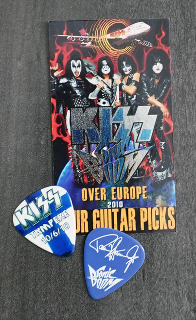 KISS Sonic Boom Europe Tampere 061010 Guitar Pick Paul Stanley KISS Sonic Boom Europe Tampere 061010 Guitar Pick Paul Stanley