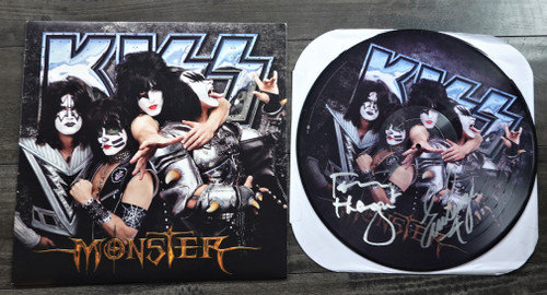 Eric Singer and Tommy Thayer SIGNED Monster Picture Disc LP