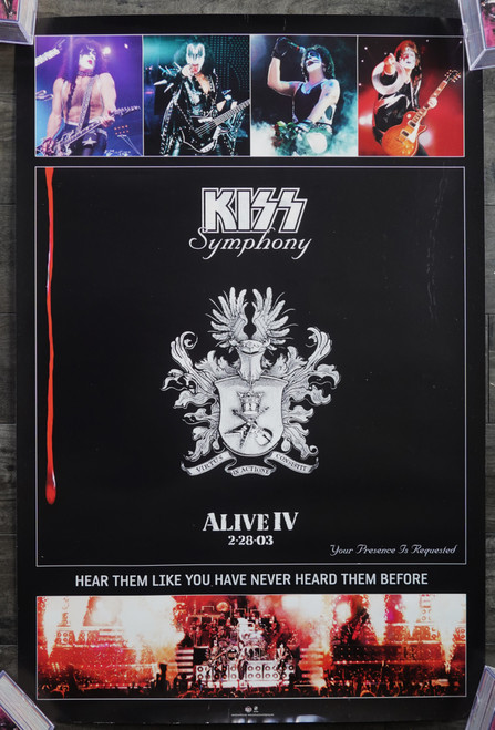 KISS Symphony Collage Poster