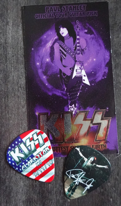 KISS Hottest Show on Earth Clarkston 091110 Paul Stanley Photo Guitar Pick KISS Hottest Show on Earth Clarkston 091110 Paul Stanley Photo Guitar Pick