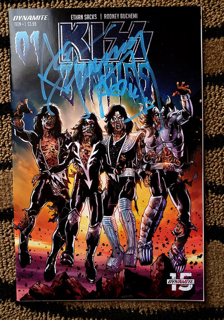 KISS Zombies Issue 1 Destroyer Variant Cover Comic SIGNED by Ace Frehley