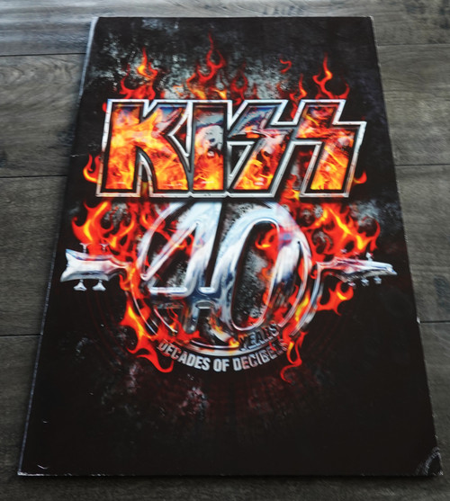 KISS 40th Anniversary Decades of Decibels Tourbook