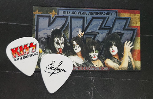 KISS 40 Years Flames Guitar Pick Eric Singer