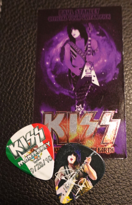 KISS Hottest Show on Earth Monterrey 092810 Paul Stanley Photo Guitar Pick KISS Hottest Show on Earth Monterrey 092810 Paul Stanley Photo Guitar Pick