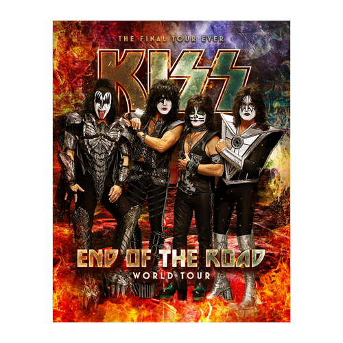 KISS▪︎サイン入りリトグラフ/End of the road tour-