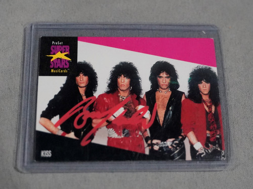 Pro Set Trading Card Signed by Bruce Kulick