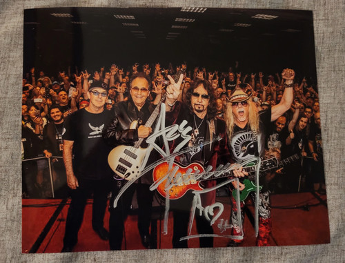 Ace Frehley Signed Frehleys Comet Reunion Indianapolis KISS Expo 2018 Photo Ace Frehley Signed Frehleys Comet Reunion Indianapolis KISS Expo 2018 Photo