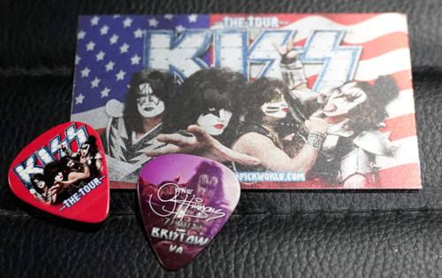 KISS 072012 Bristow Gene Simmons Guitar Pick The Tour  KISS 072012 Bristow Gene Simmons Guitar Pick The Tour