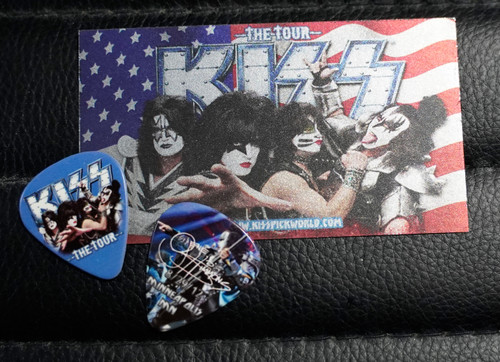 KISS 082912 Minneapolis Gene Simmons Guitar Pick The Tour  KISS 082912 Minneapolis Gene Simmons Guitar Pick The Tour
