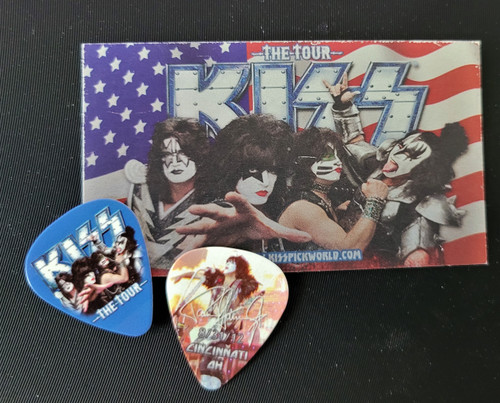 KISS 083112 Cincinnati Paul Stanley Guitar Pick The Tour 