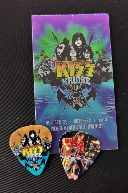 KISS Kruise III Unplugged Photo Guitar Pick Paul Stanley