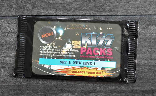 KISS Phone Card Pack Set I New Live 1